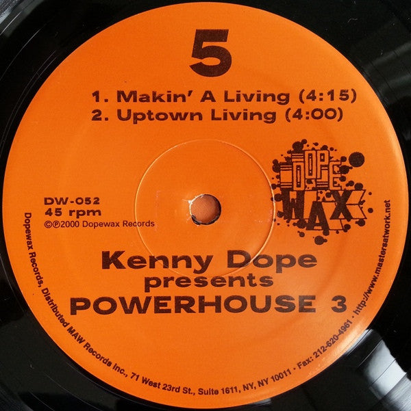 Kenny "Dope" Gonzalez : Powerhouse 3 (12")