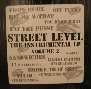 The Beatnuts : Street Level - The Instrumental LP (Volume 2) (LP, Unofficial)