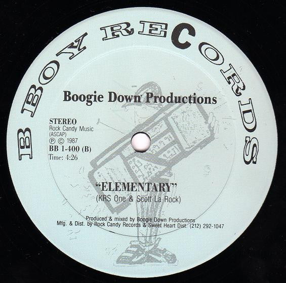 Boogie Down Productions : Poetry (12")