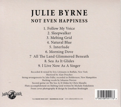 Julie Byrne : Not Even Happiness (CD, Album)