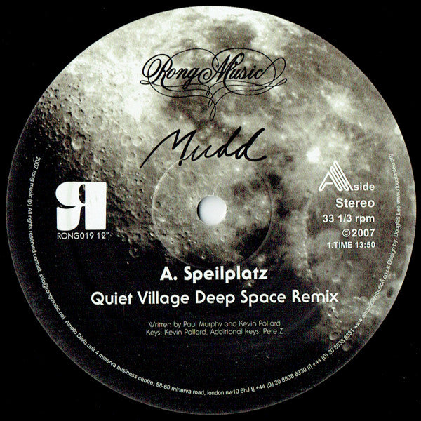 Mudd : Speilplatz (Quiet Village Deep Space Remix) (12")