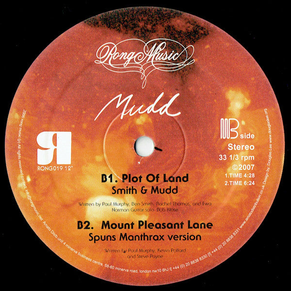 Mudd : Speilplatz (Quiet Village Deep Space Remix) (12")