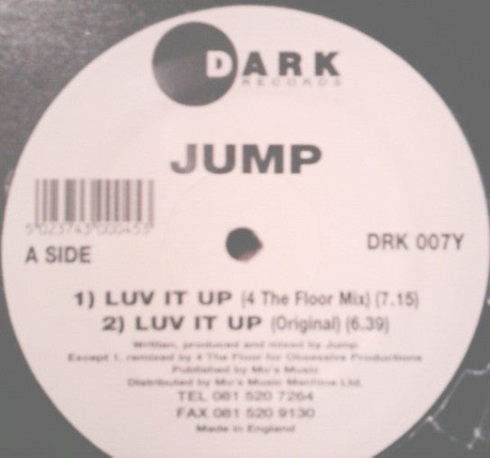 Jump : Luv It Up / Funkatarium (12")