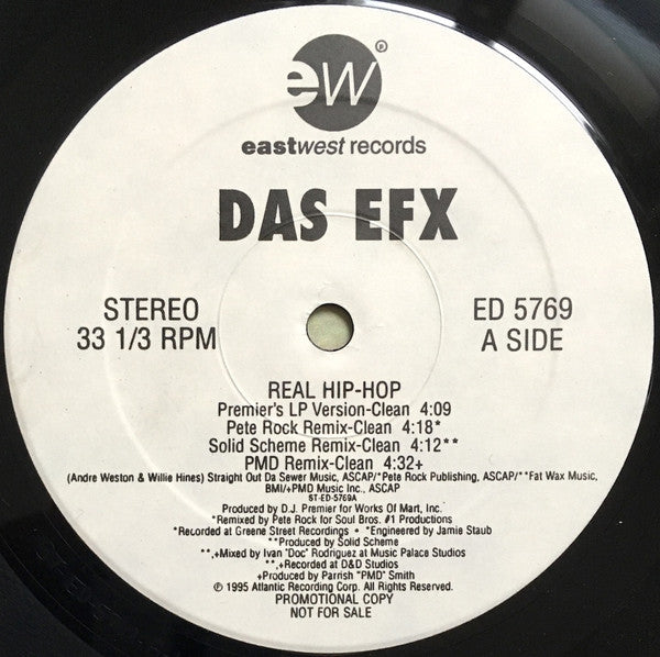 Das EFX : Real Hip-Hop (12", Promo)