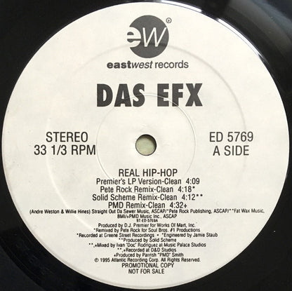 Das EFX : Real Hip-Hop (12", Promo)