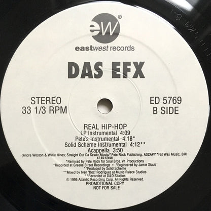 Das EFX : Real Hip-Hop (12", Promo)