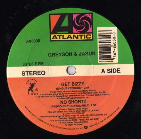 Greyson & Jasun : Get Bizzy / No Shortz (12")