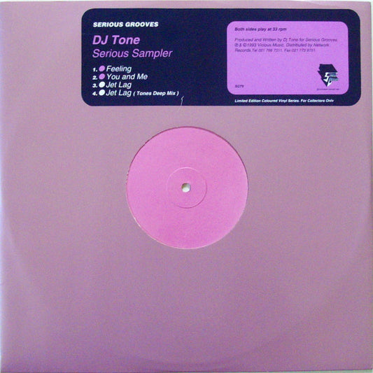 DJ Tone : Serious Sampler (12", Ltd, W/Lbl, Pur)