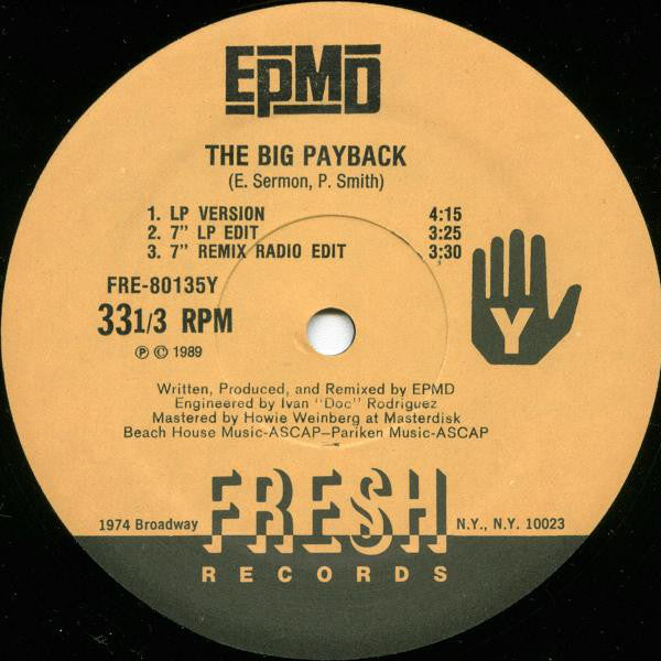 EPMD : The Big Payback (12")