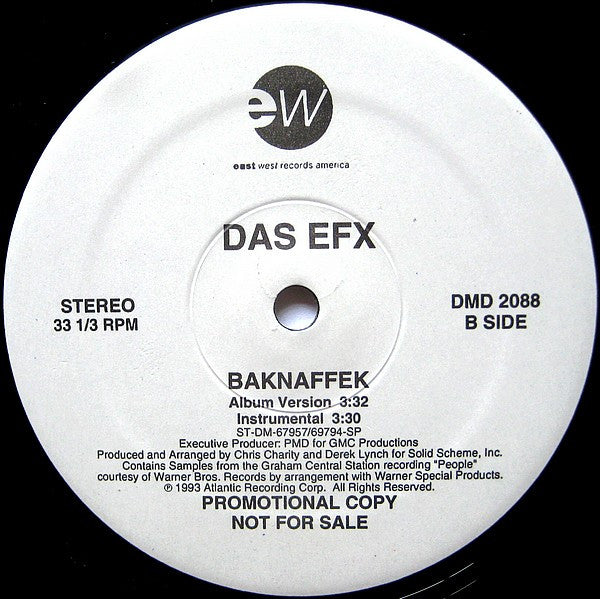 Das EFX : Baknaffek (12", Promo)