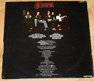 Saxon : Wheels Of Steel (LP, Album)