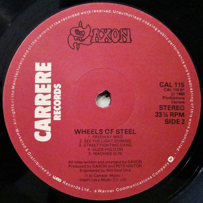 Saxon : Wheels Of Steel (LP, Album)