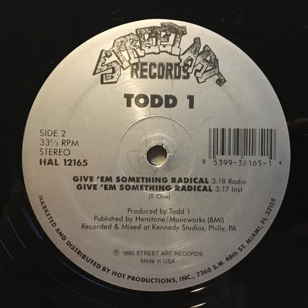 Todd 1 : Time To Make The Floor Burn (12")