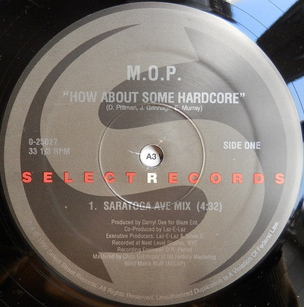 M.O.P. : How About Some Hardcore (12", RP)