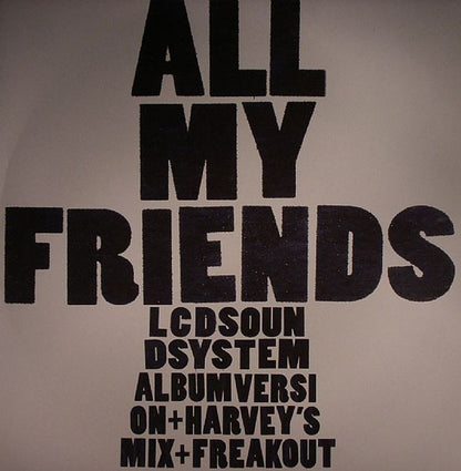 LCD Soundsystem : All My Friends (12", Single)