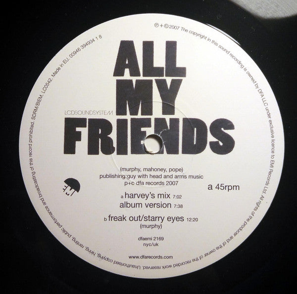 LCD Soundsystem : All My Friends (12", Single)