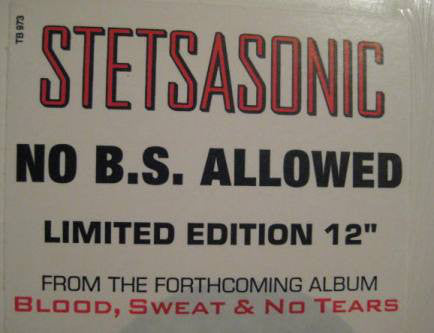 Stetsasonic : No B.S. Allowed / Uda Man (12")