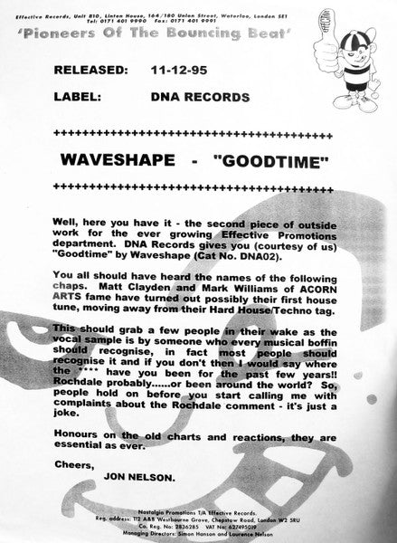 Waveshape : Goodtime (12")