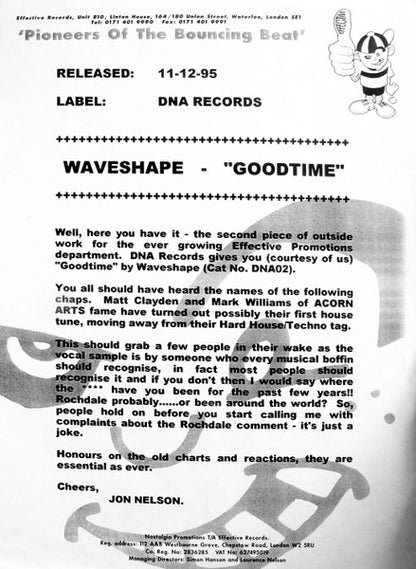 Waveshape : Goodtime (12")