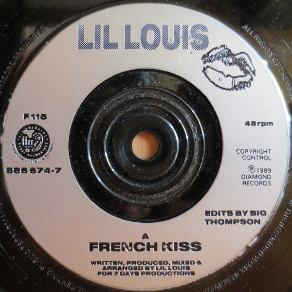 Lil Louis* : French Kiss (7", Single)