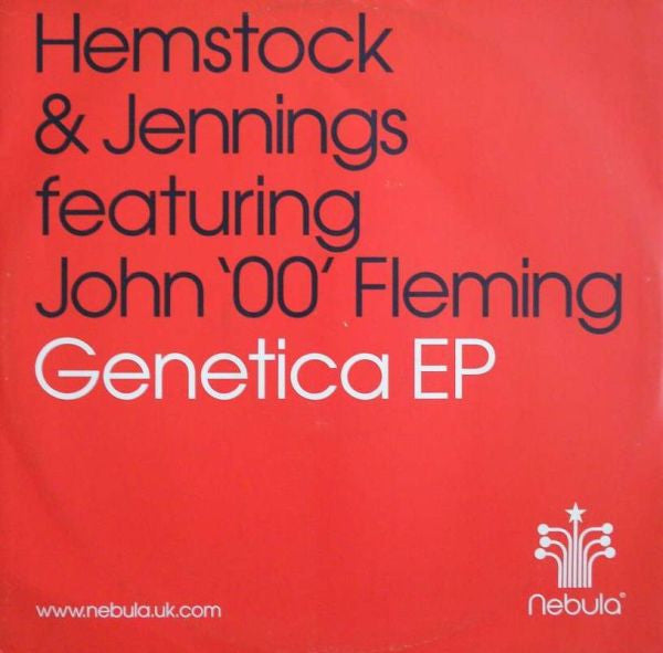 Hemstock & Jennings Featuring John '00' Fleming : Genetica EP (12", EP)