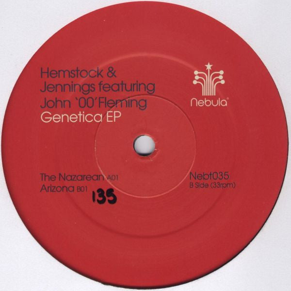 Hemstock & Jennings Featuring John '00' Fleming : Genetica EP (12", EP)