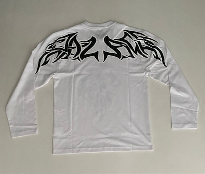Palace Sketchy Lone Wolf Long Sleeve Tee White