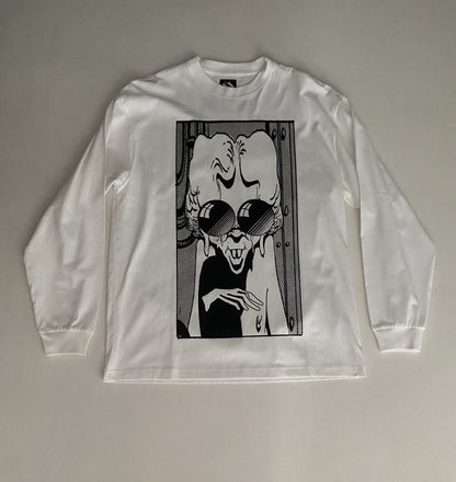 Trilogy Tapes Comics Flat Shades Long Sleeve Tee