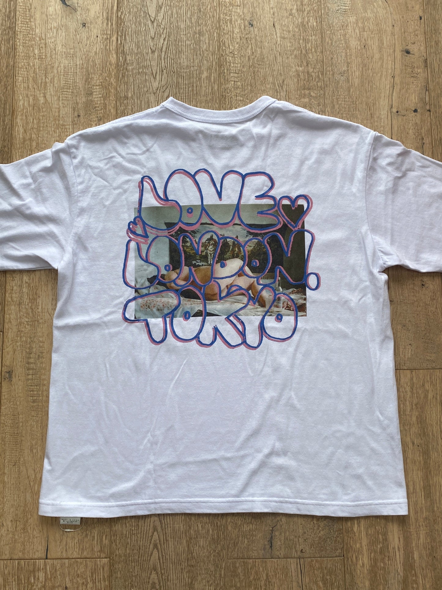 Beams x Edson Love London x Tokyo Tee White