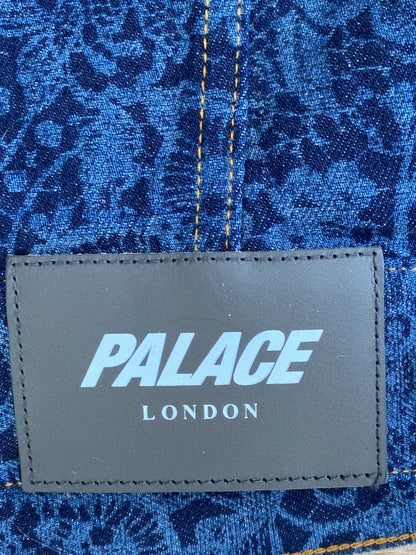 Palace Lace Bleached Denim Jacket Indigo