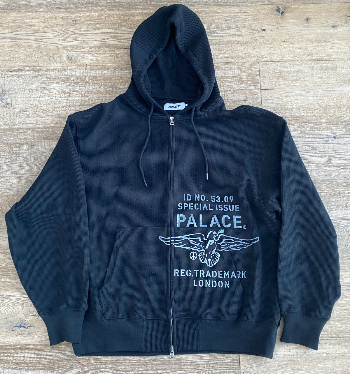 Palace Skateboards Dove Stamp Waffle Zip Hood
