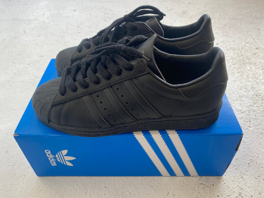 Adidas Superstar '82 - Double Black - Size UK 8