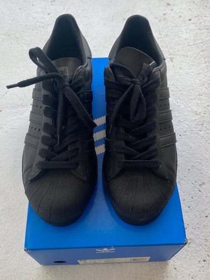 Adidas Superstar '82 - Double Black - Size UK 8