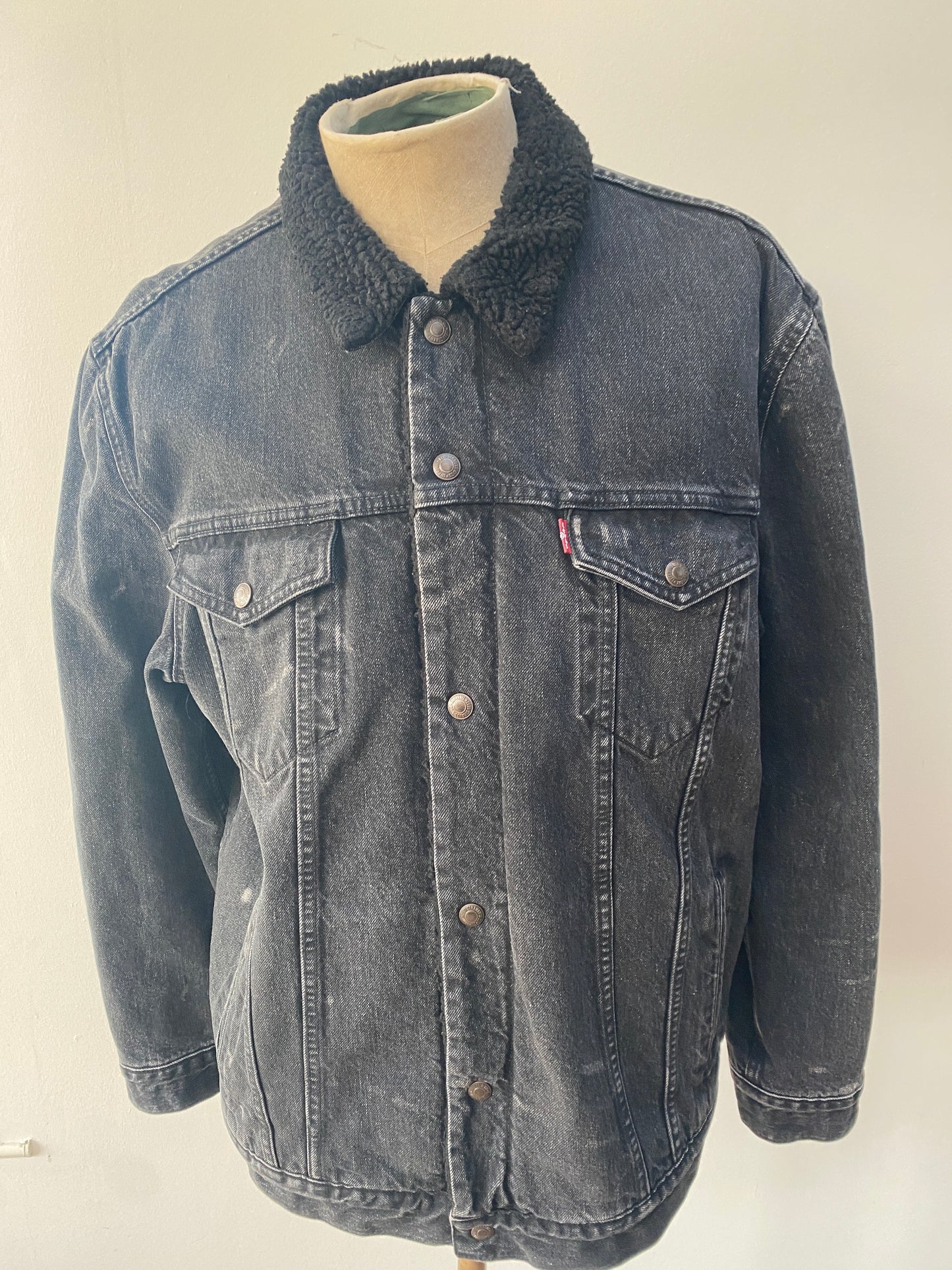 Supreme Levi's Sherpa Trucker Jacket Black