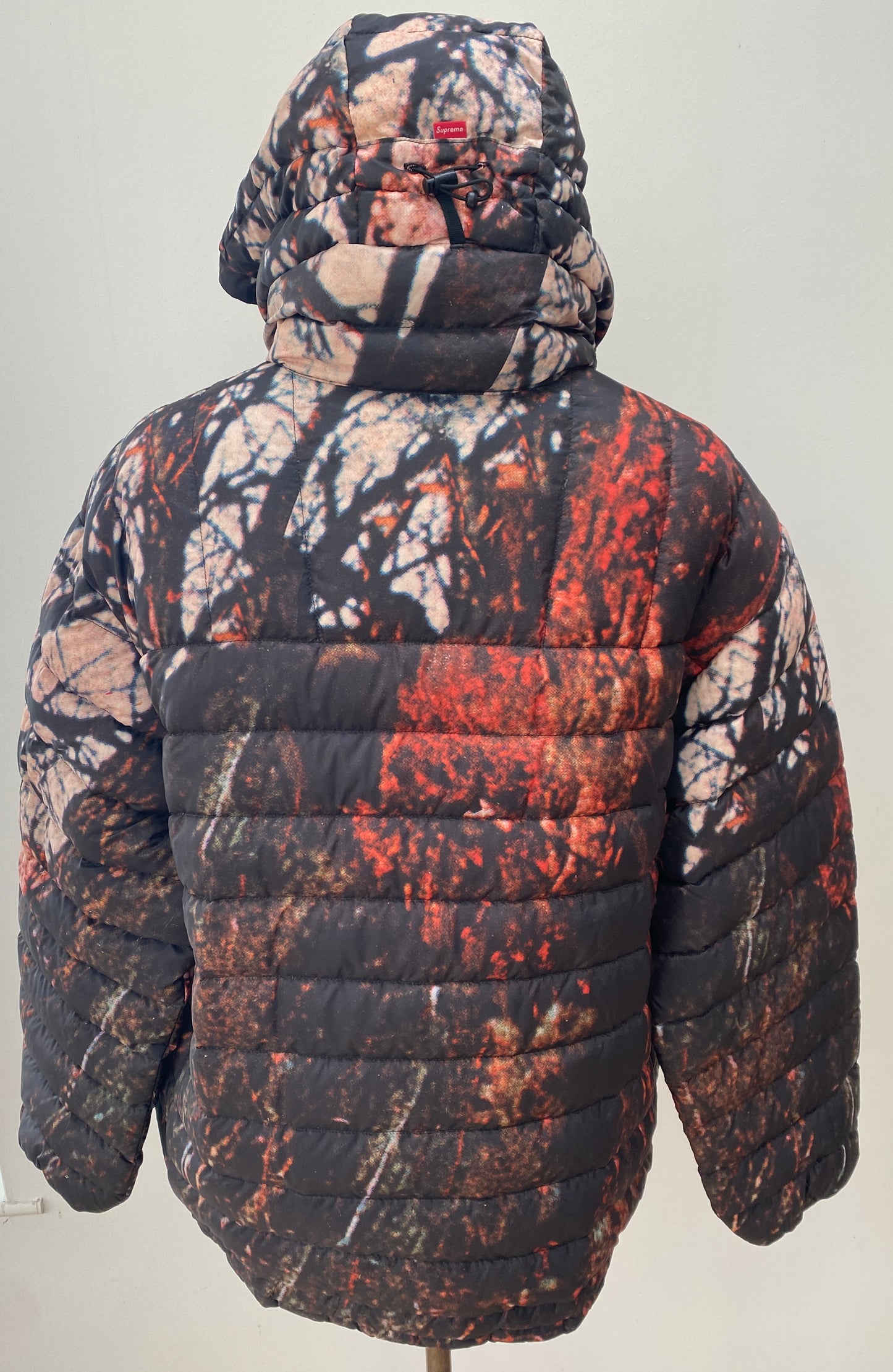Supreme Micro Down Half Zip Hooded Pullover Jacket "Trees"