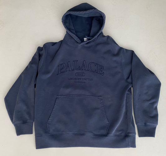 Palace Unitas Pigment Wash Hoodie Navy