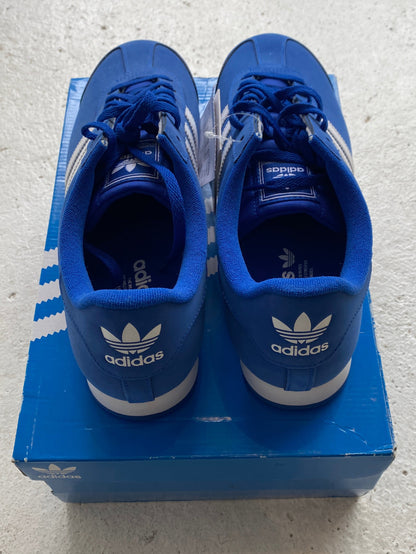 Adidas Originals Samoa Royal Blue & White - Size UK 10.5