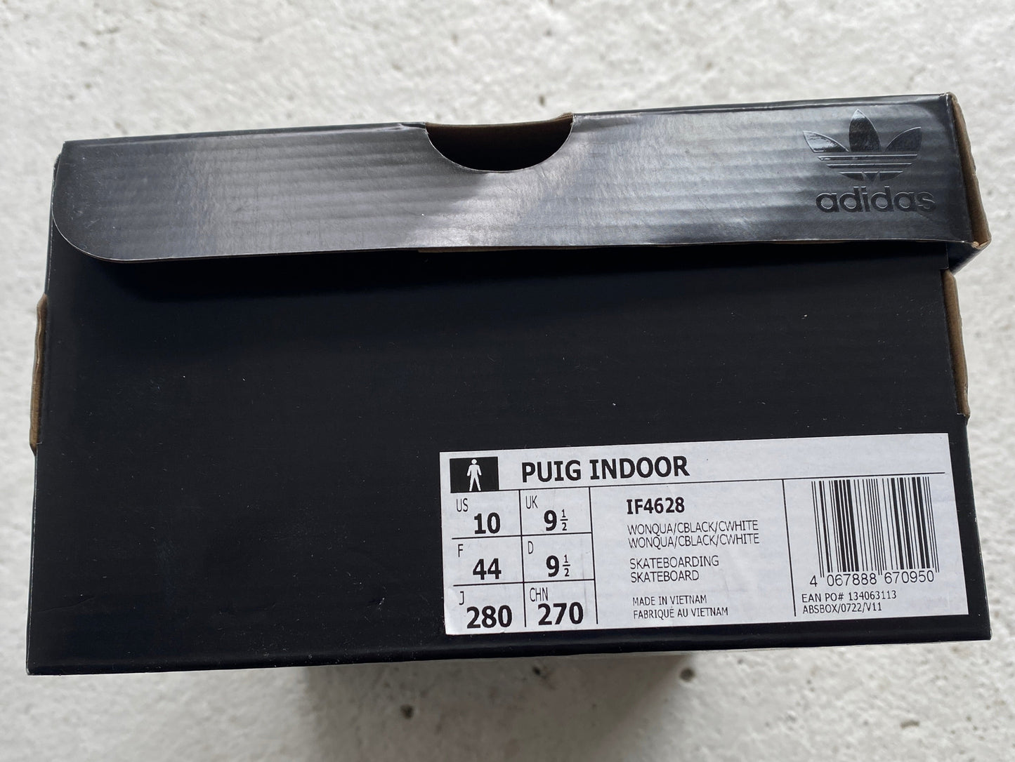 Adidas Puig Indoor Wonder Quartz - Size UK 9.5