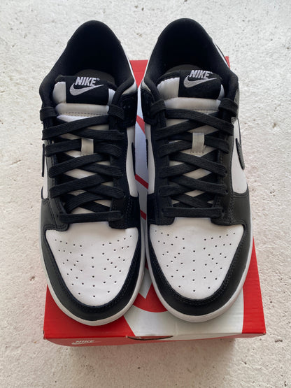 Nike Dunk Low Retro White Black Panda - Size UK 8