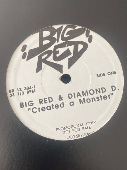 Big Red & Diamond D – Created A Monster (12") (VG+)