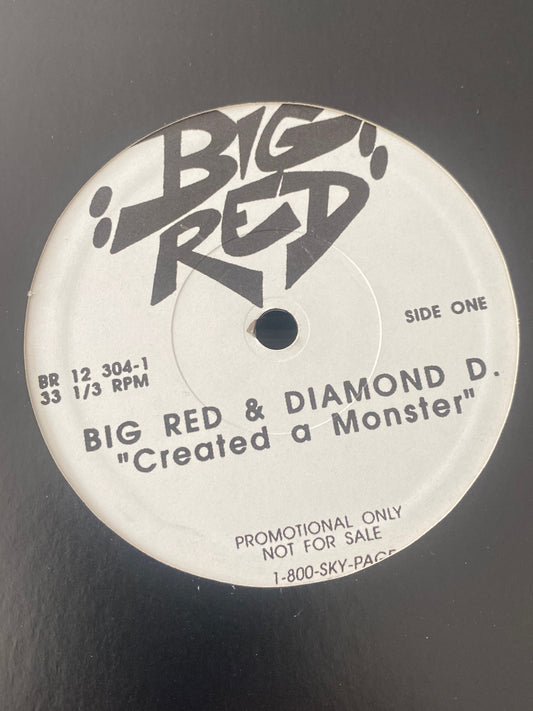 Big Red & Diamond D – Created A Monster (12") (VG+)