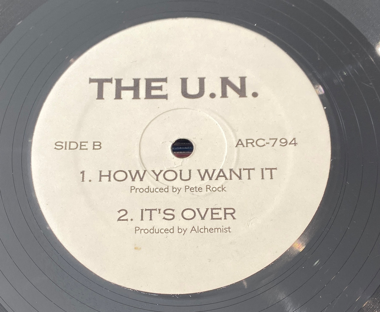 The UN  - Long Time Coming (12") (Very Good Plus)