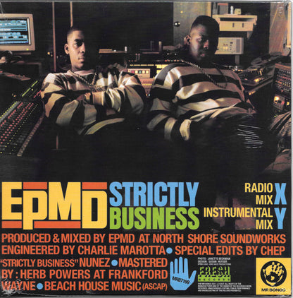 EPMD : Strictly Business (7", Single, RE)