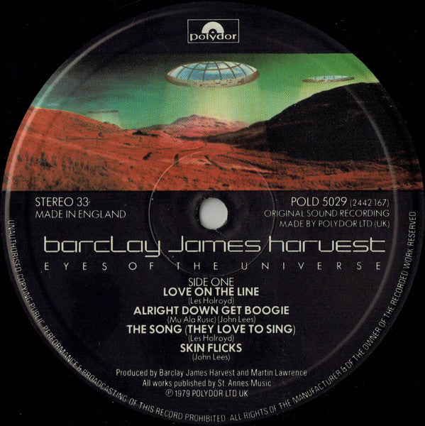 Barclay James Harvest : Eyes Of The Universe (LP, Album)