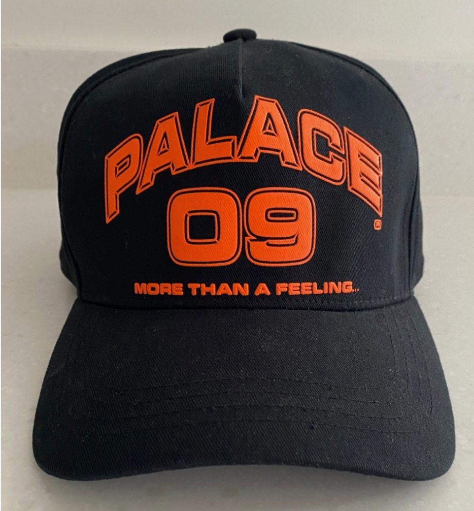 Palace Skateboards "09 More Than A Feeling" 5 Panel Cap Black